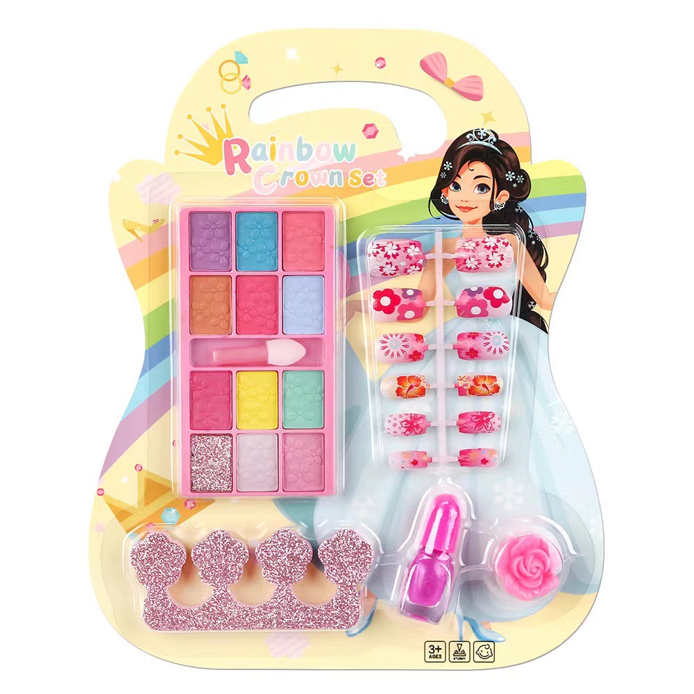 Cross-border Children's Toy Set Girls Makeup Toy Nail Polish Lipstick Play Home Amazon Hot Sale