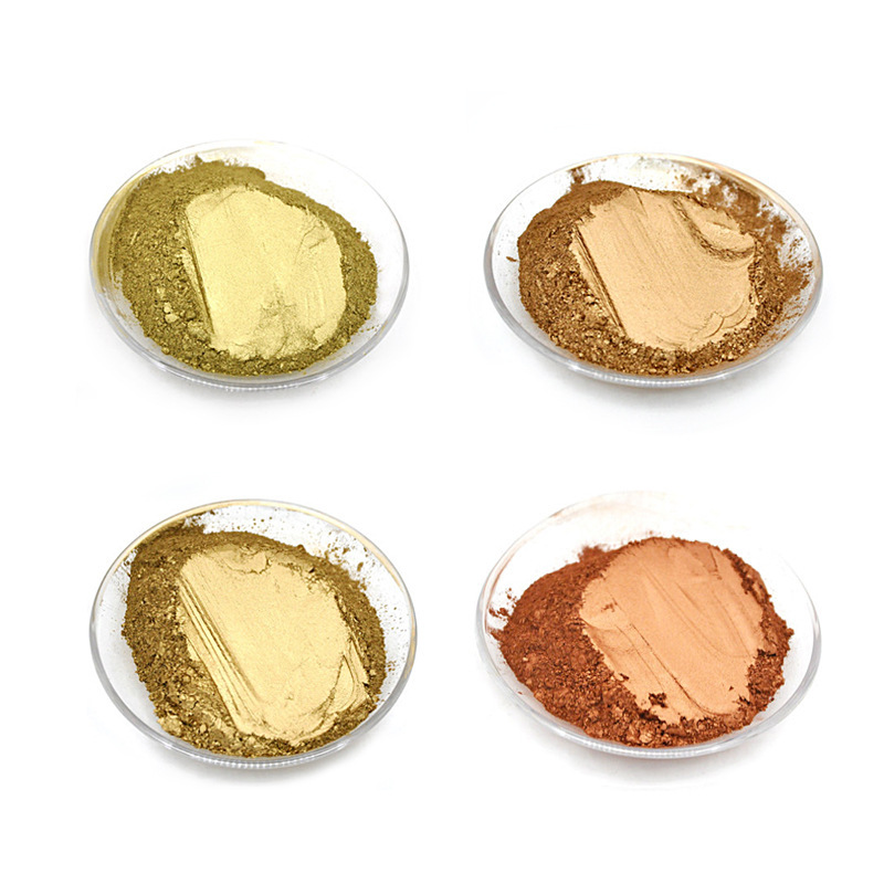 Metal powder aluminum powder 800 mesh marble pattern copper gold powder crystal drop glue candle nail color silver 24K gold color