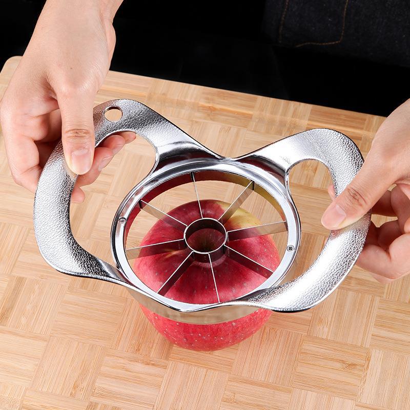 304 stainless steel Apple cutter thickened large fruit cutter zinc alloy fruit splitting corer tool factory direct supply