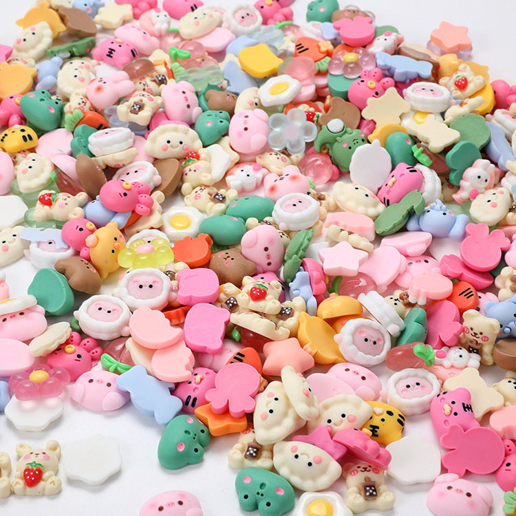 3d three-dimensional stickers DIY mobile phone stickers thermos cup stickers plastic cup stickers 3D doll resin buckle decoration