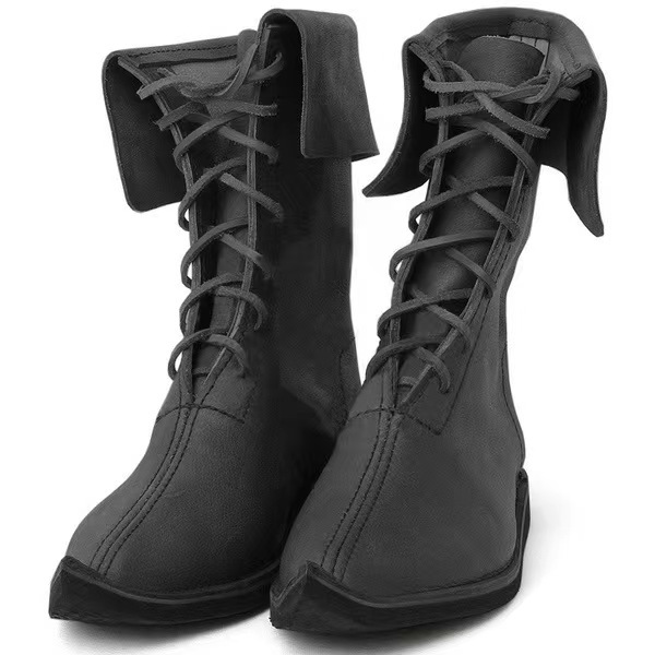 2023 Cross-border Foreign Trade New Europe and America Retro Amazon Medieval Renaissance COSPLAY Men's Boots