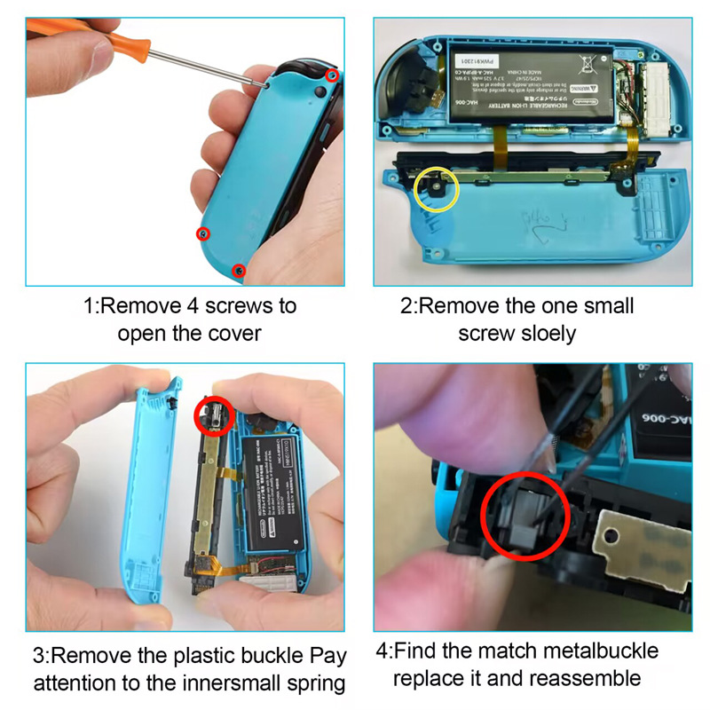 Nintendo Switch OLED metal lock Switch Buckles buckle slide slide buckle spring clip is not tight