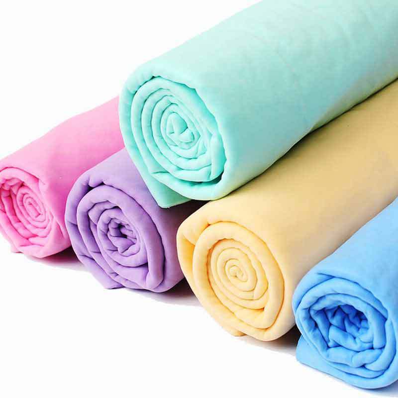 Factory wholesale PVA deerskin towel absorbent quick-drying pet thickened dog cat bath towel large towel