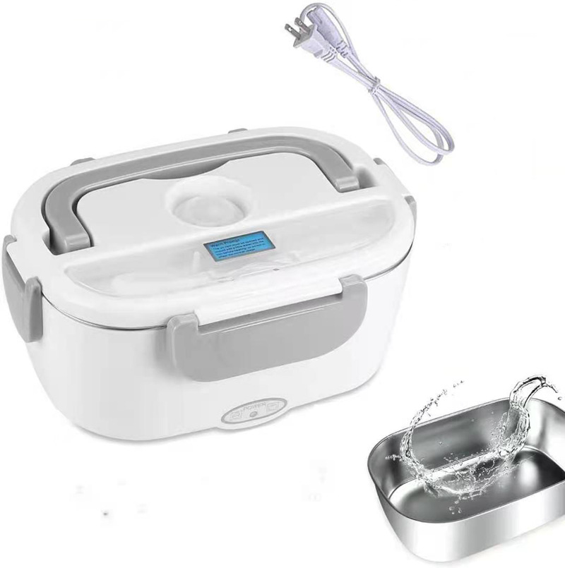Factory electric heating insulation lunch box plug-in stainless steel 110V220V kitchen appliances lunch box wholesale gifts
