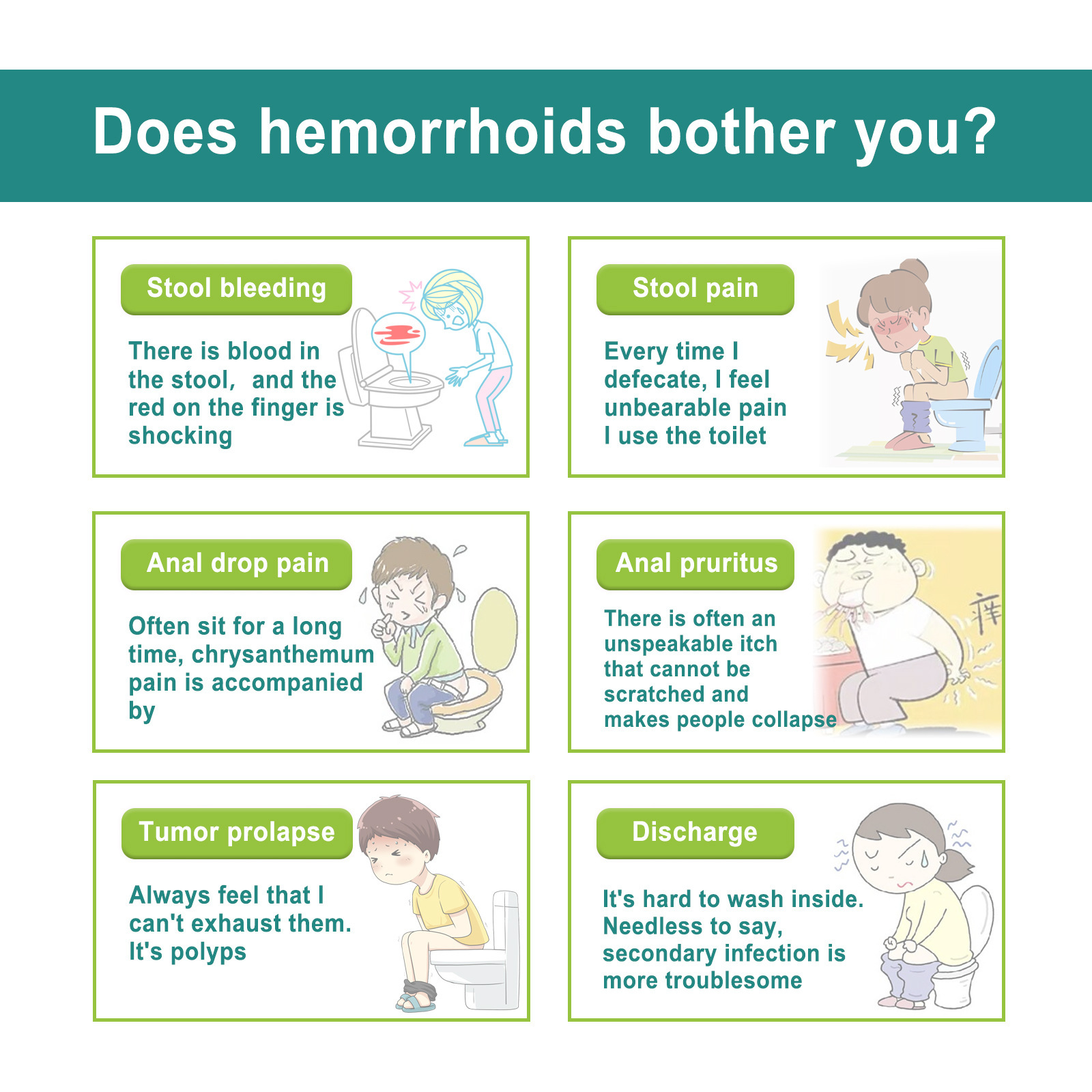 South Moon hemorrhoids capsule relieve perianal itching internal and external mixed sore anal shu cream eliminate meat ball broken hemorrhoids cream