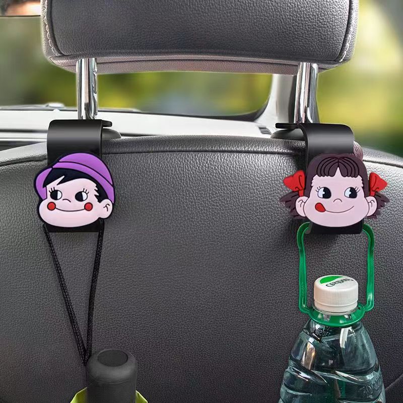 Car seat rear seat car items cartoon hook seat rear seat hidden multifunctional animation hook