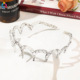 High quality big wave headband-snake gray