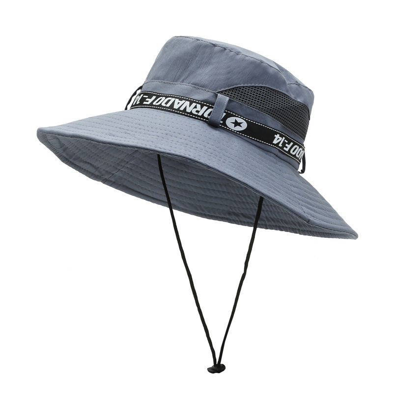 Hat Beni hat fisherman hat outdoor round edge hat men's travel sun hat summer sunshade riding mountaineering fishing hat