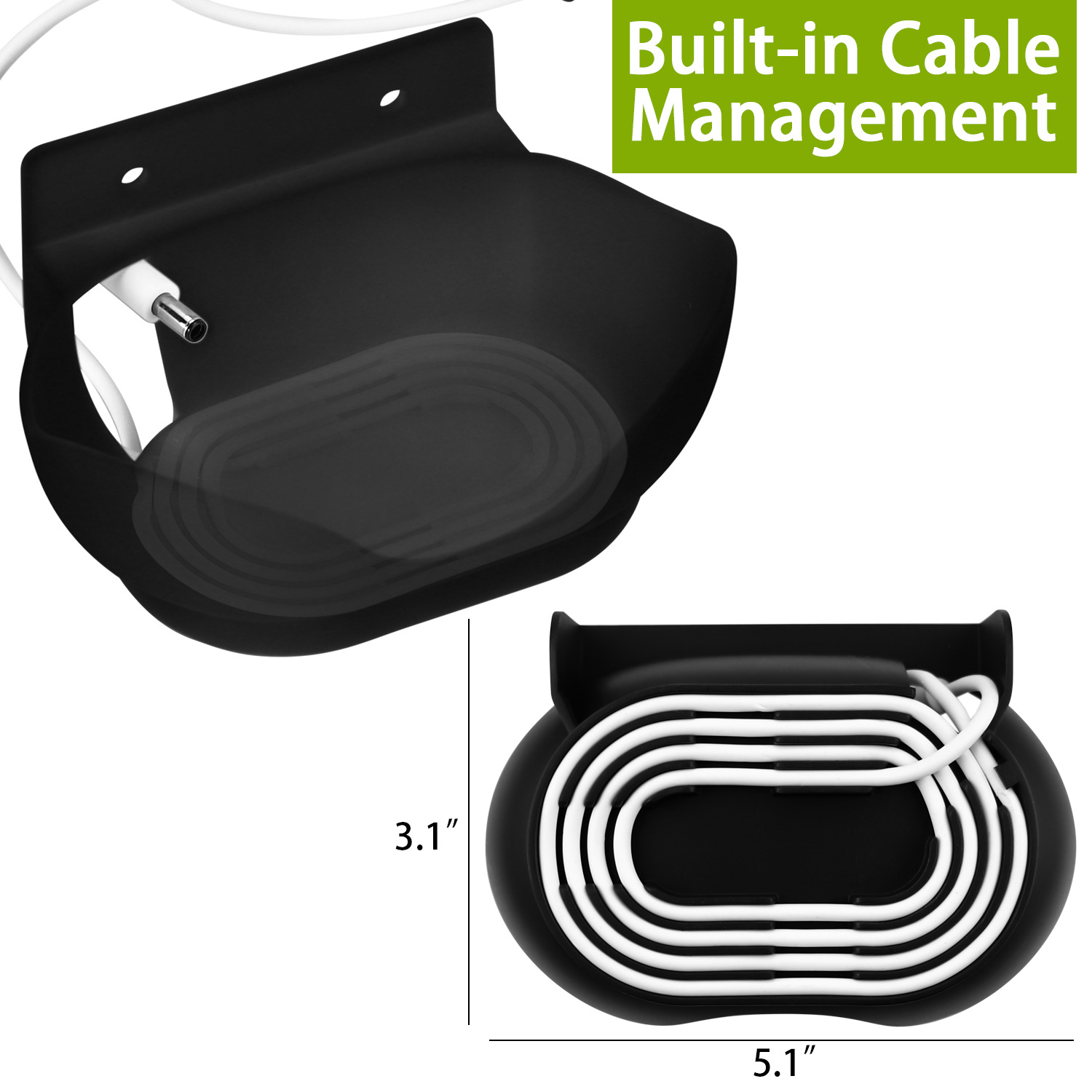 google-nest-audio-acrylic-desk-wall-speaker-storage-rack-abs-material-durable-strong-storage-line-management-sound-speaker-stand