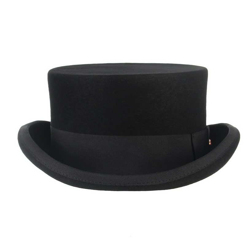 Cross-border hot wool hat autumn and winter warm hat retro British style jazz hat manufacturers in stock wholesale