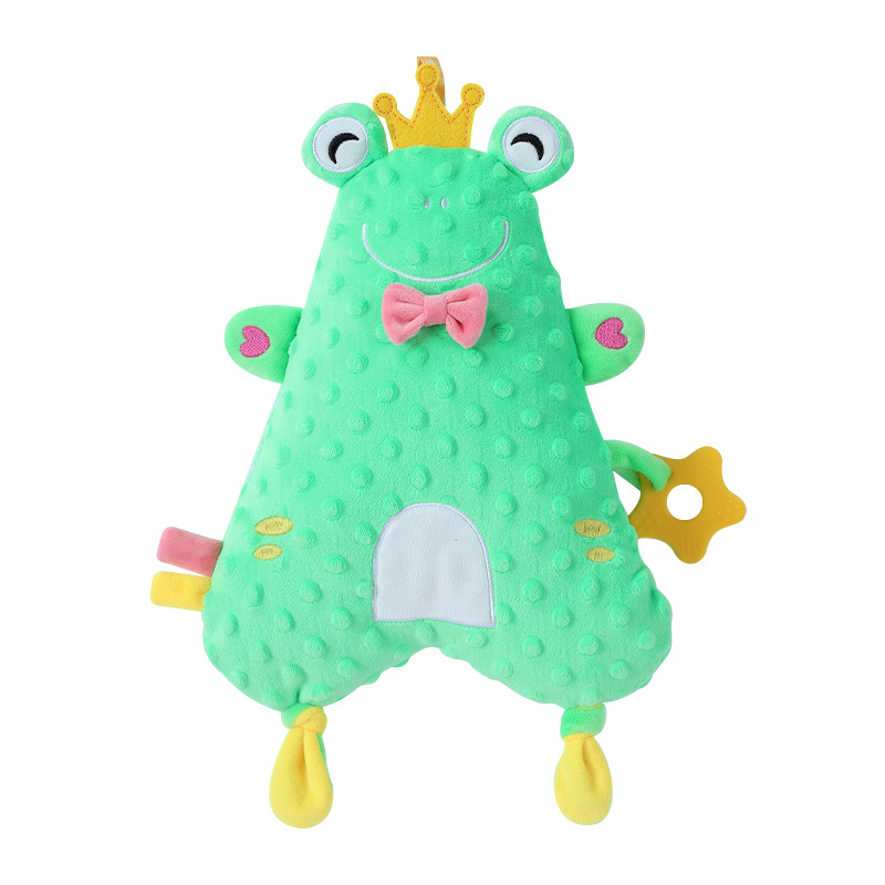 Factory direct baby soothing doll cushion towel baby sleep plush hand doll toy baby can sleep at the entrance