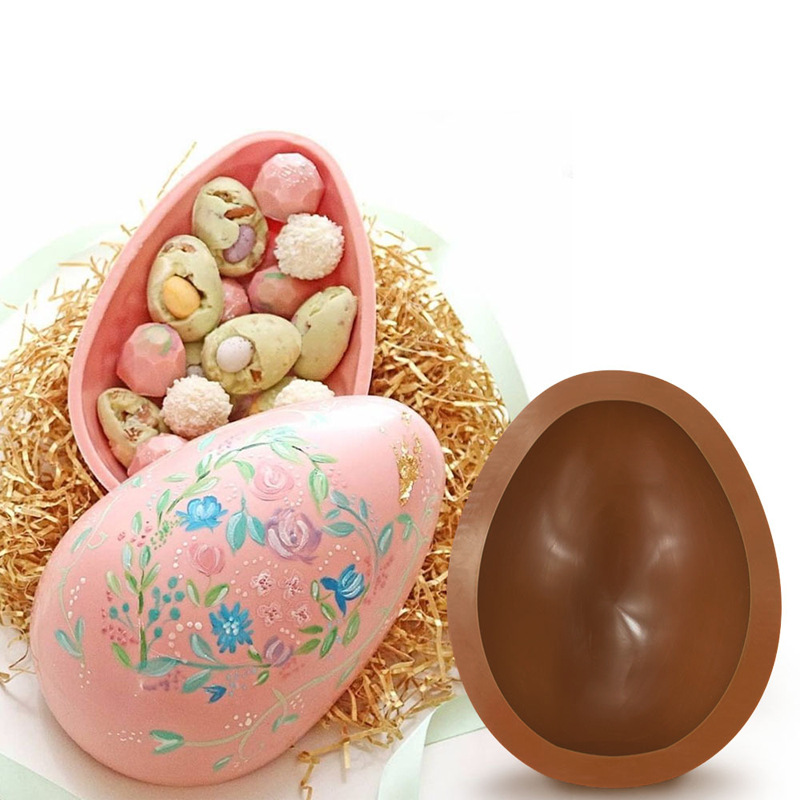 New Easter egg silicone mold egg goose egg duck egg French flower-shaped cake mousse mold DIY ostrich