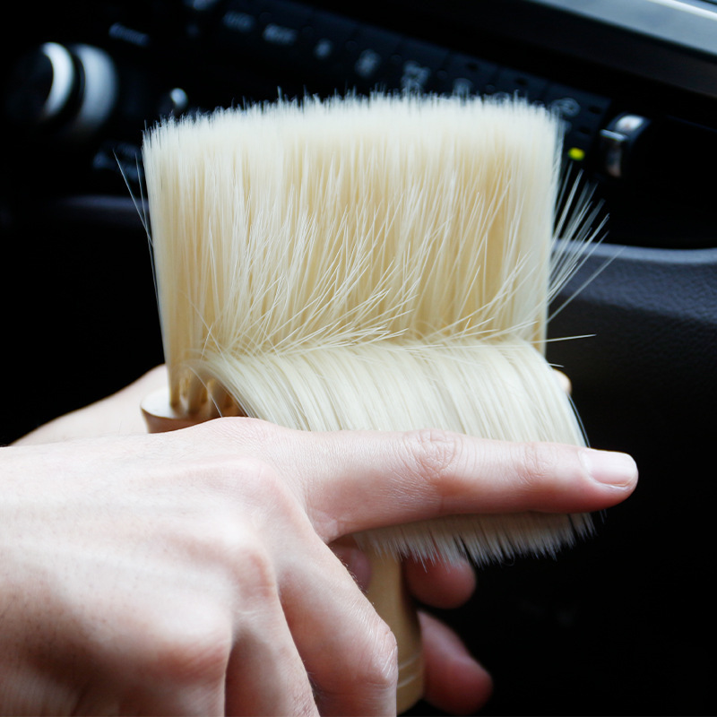 Car interior air conditioning air outlet cleaning brush soft hair brush seat gap brush dust removal computer keyboard cleaning brush