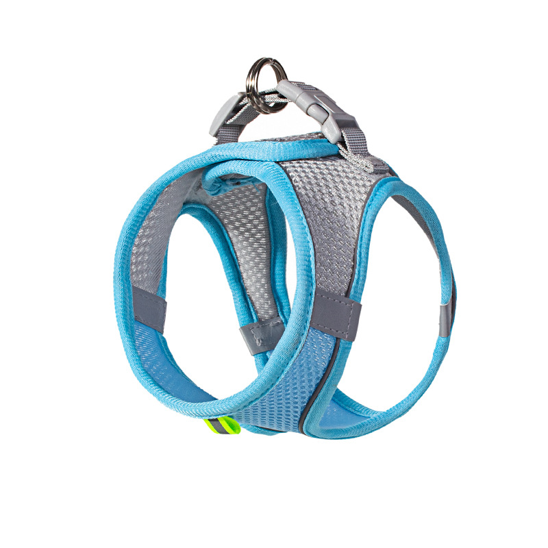 Cross-border Explosions Dog Supplies New Reflective Breathable Pet Traction Rope Chest Strap Small and Medium Cat Traction Rope