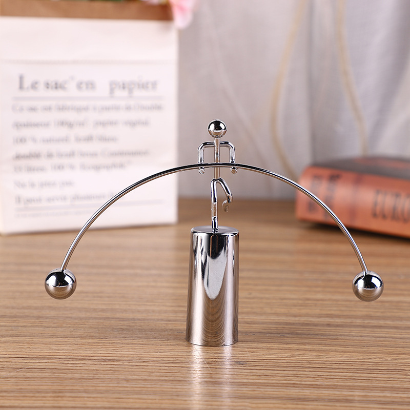 Creative balance swing metal tumbler Iron Man decoration activity gift student graduation gift Children's Day birthday gift