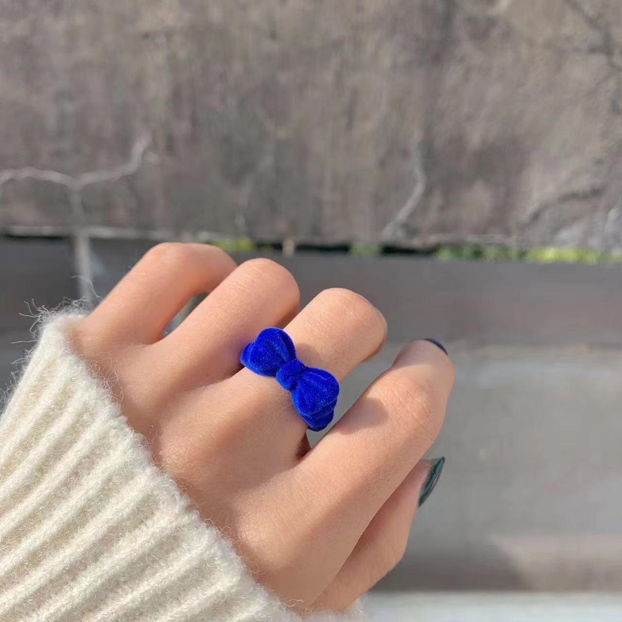 Anello carino con mostro di gatto carino, moda femminile, anello aperto regolabile per dita, anello di personalità per fidanzate di celebrità di Internet_voghion.com