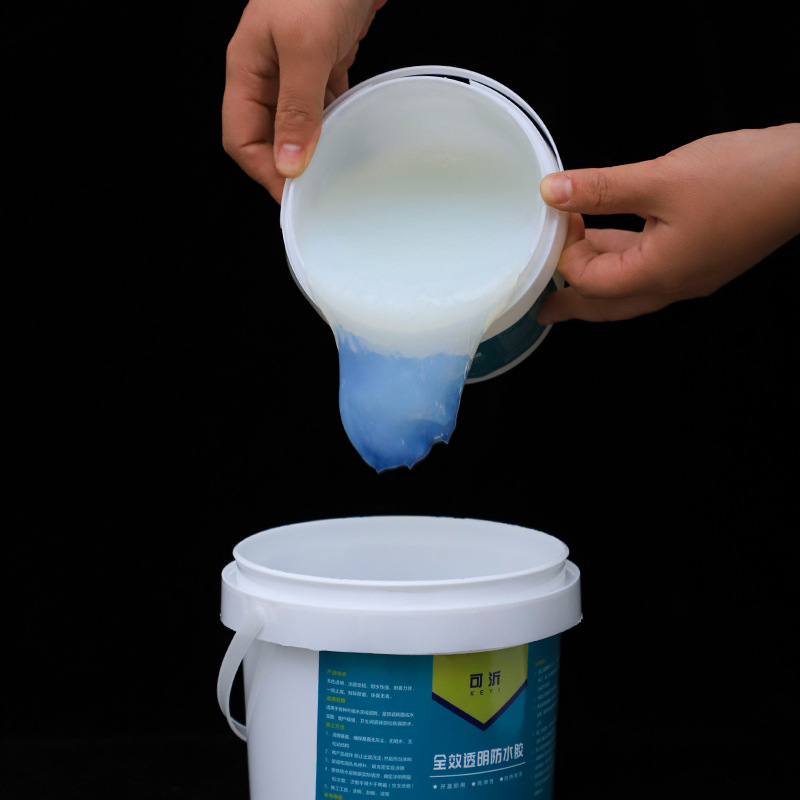 Transparent waterproof glue roof exterior wall window repair crack plugging toilet bathroom non-smashing brick waterproof coating