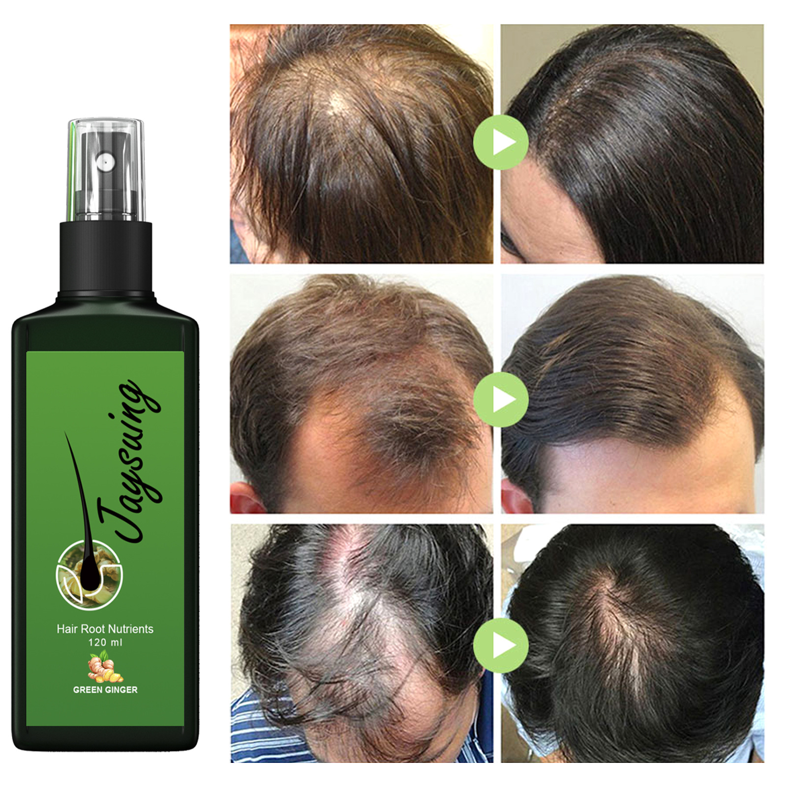Jaysuing Hair Condiment Strong Hair Nourishing Hair Root Repair Hair Scalp Massage Nutrient