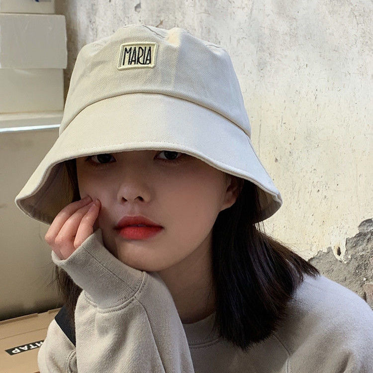 帽子女夏季網紅新款日系貼布帽ins風防曬遮臉遮陽漁夫帽情侶百搭
