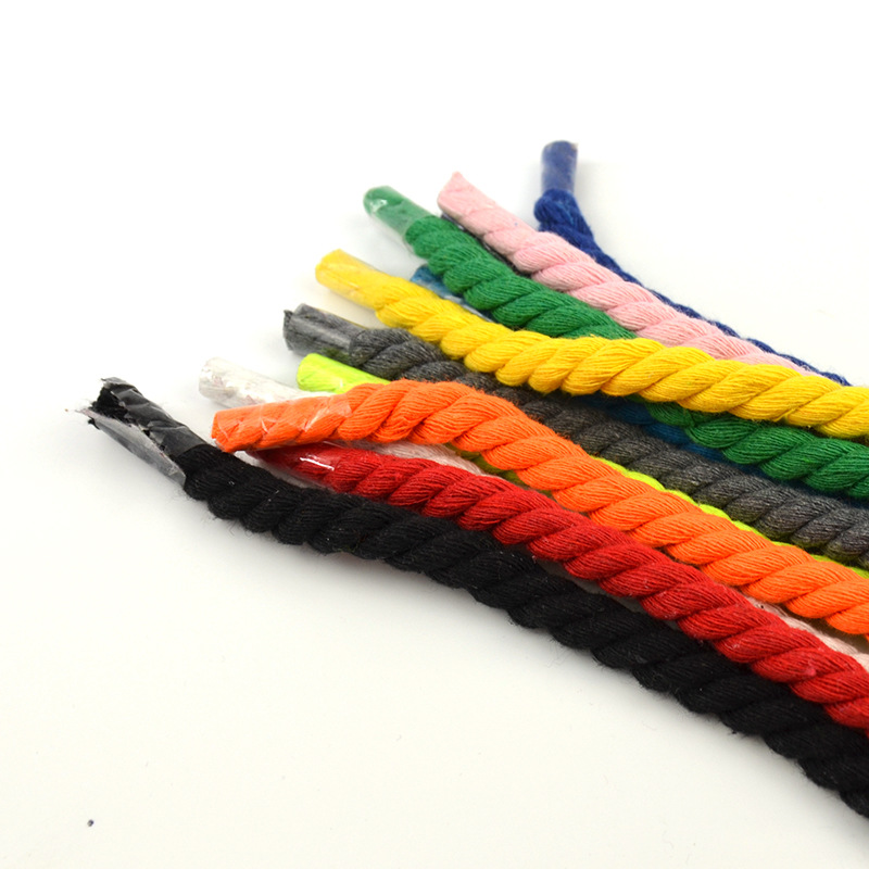 Three strands of color cotton rope 10mm twist rope handmade DIY pet toy thick binding rope mm accessories