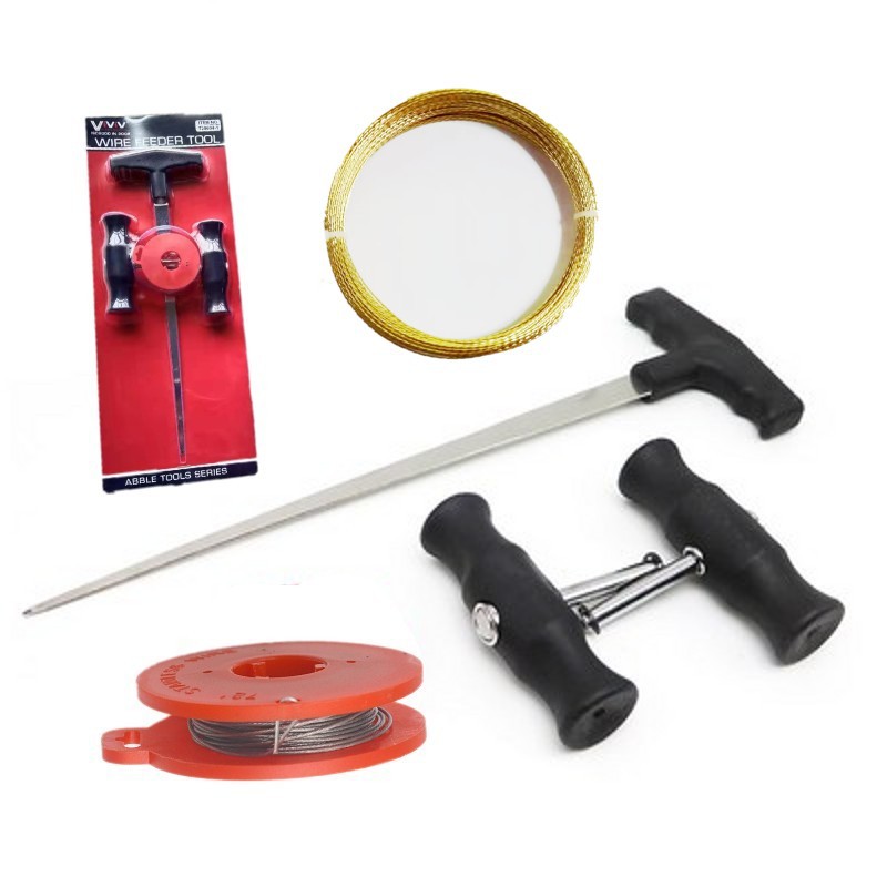 Car windshield disassembly and assembly wire tool wire saw remover hand-pulled wire puller broach disassembly and assembly