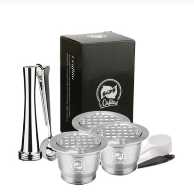 Powder Hammer Set Stainless Steel Coffee Capsule Shell Recycling Use Nespresso Coffee Appliance Solid Powder Device