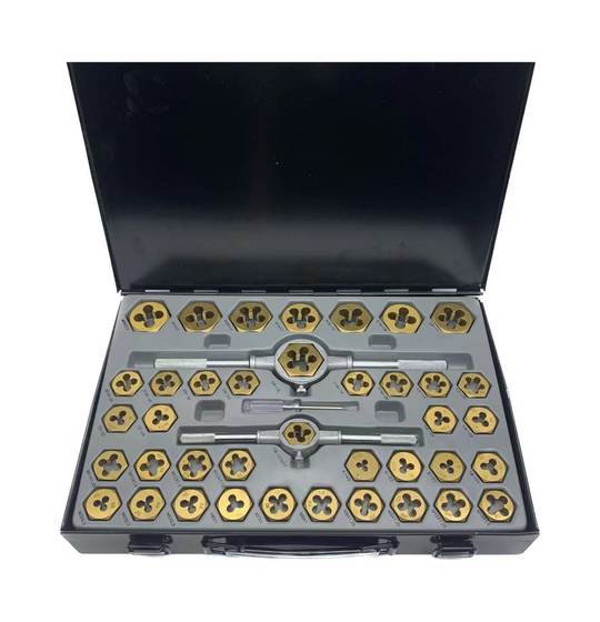 Factory Direct 86-piece tap die set 86PC British tapping die suit cross-border tapping