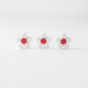 Ladybug Series-Flower Flat Beads