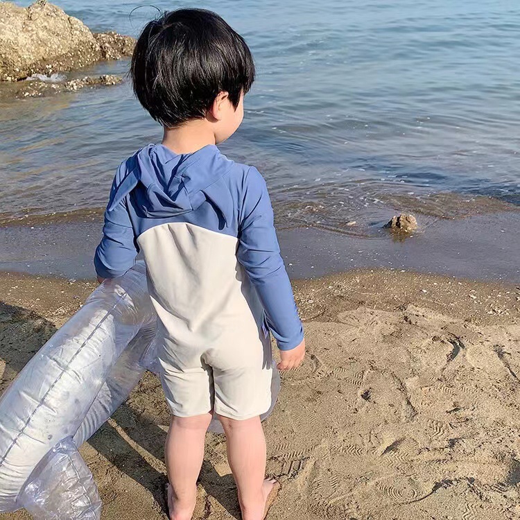 2024 New Arrival Swimsuit Children's Cute Sunscreen Unisex Swimsuit Luminous Size Children Infant Swimsuit