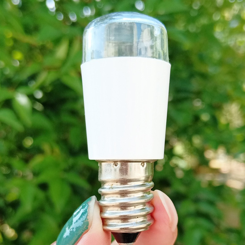 T20-206 refrigerator light LED wide voltage 85-265VE12E14 white light warm light 2W freezer light 110v Universal