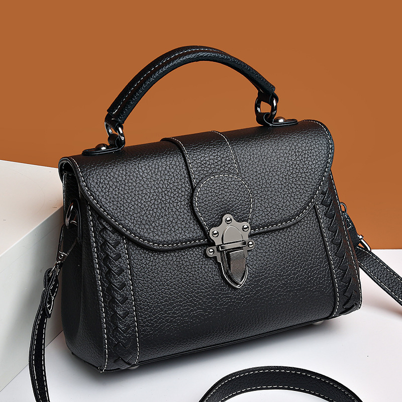 Ladies Handbag 2023 New Retro Minimalist Single Shoulder Bag Soft Leather Texture Large Capacity Fashion Handheld Crossbody Bag for Women