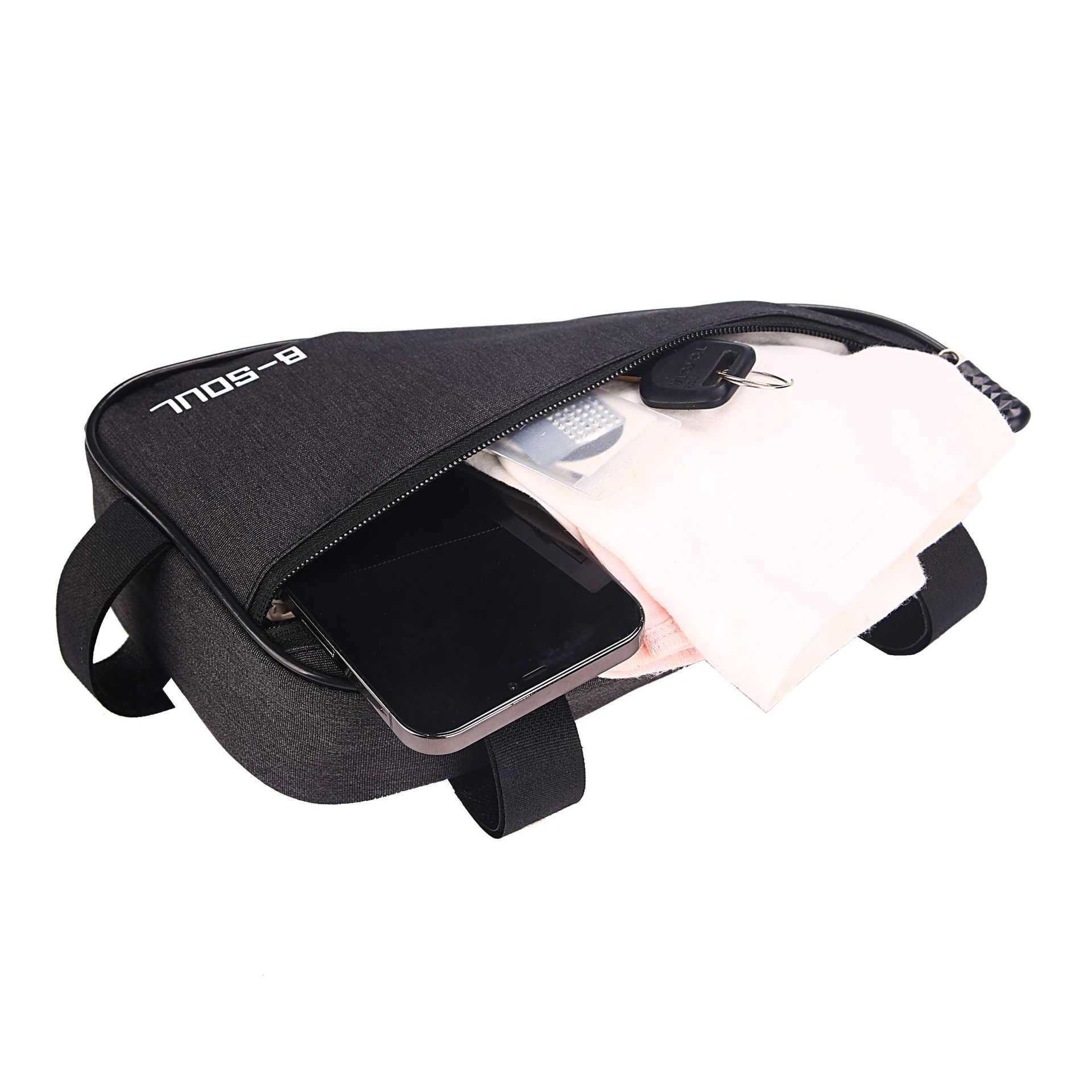 Bicycle motorcycle bag triangle bag beam bag mountain front bag saddle bag upper tube bag tool kit riding equipment