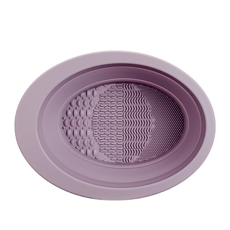 Makeup Brush Cleaner suit Beauty Egg Cleaning Artifact Folding Silicone Washing Bowl Powder Puff Cleaner Tool