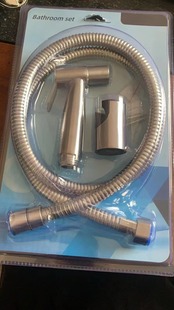 304 stainless steel toilet spray gun set cleaning flusher blister packaging women washing body cleaner nozzle three-piece set