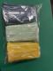 One green one dark blue one yellow OPP packaging