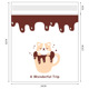 Car garbage bag (printed 10) * 1 pack brown dog