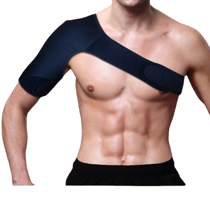 Warm two-way adjustable shoulder strap strap protection shoulder strain basketball fitness shoulder pad can be used for hair
