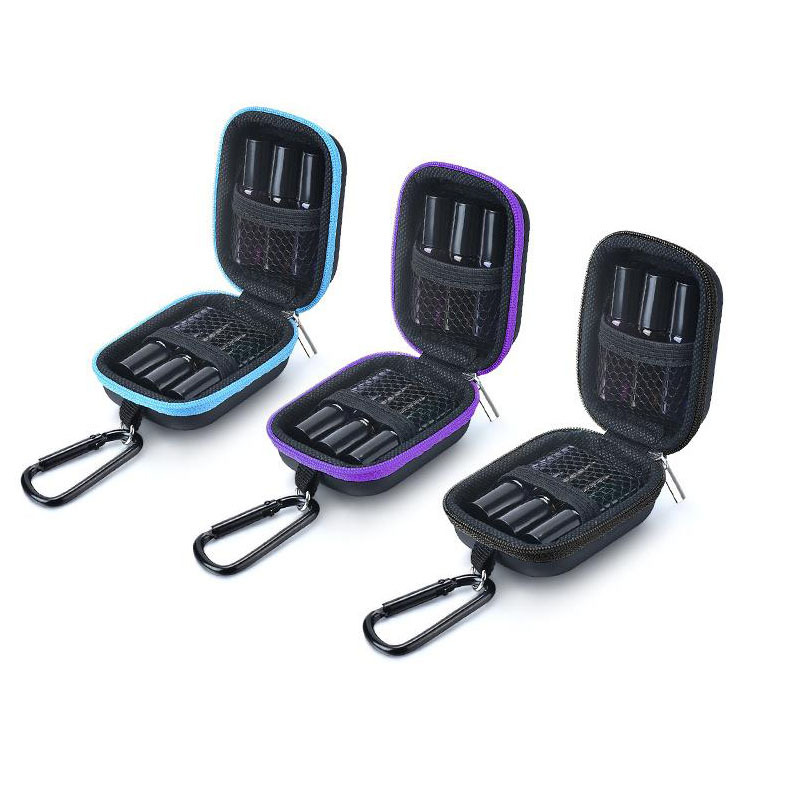 Source manufacturers Spot 5ml roller ball bottle essential oil bag EVA double-sided mesh essential oil storage portable set essential oil bag