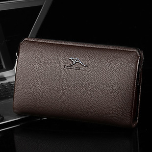 2025 New Combination Lock Handbag Men's Large Capacity Business Fashion Clutch Clutch Trendy Cross-border Supply