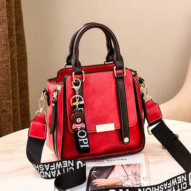Cross-border Women's Bag Handbag Korean Style Simple Casual 2023 New Fashion Retro Elegant Shoulder Crossbody Bag