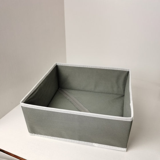 Wholesale cross-border non-woven storage box socks bra underwear drawer-style six-piece finishing foldable storage box
