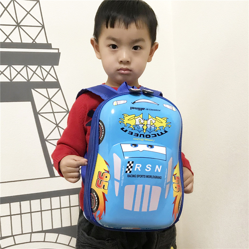 Hard Shell Kindergarten Schoolbag Toddler Bag Small Bag Children's Baby Bag 3-6 Years Old Boys and Girls Eggshell Backpack