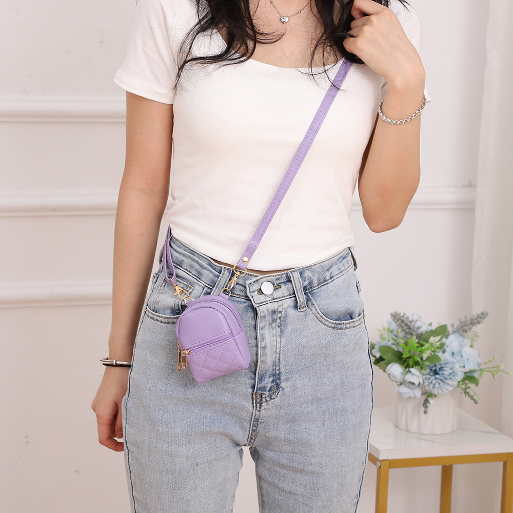Factory wholesale mini coin purse portable headset data cable storage bag creative cute all-match accessories small wallet