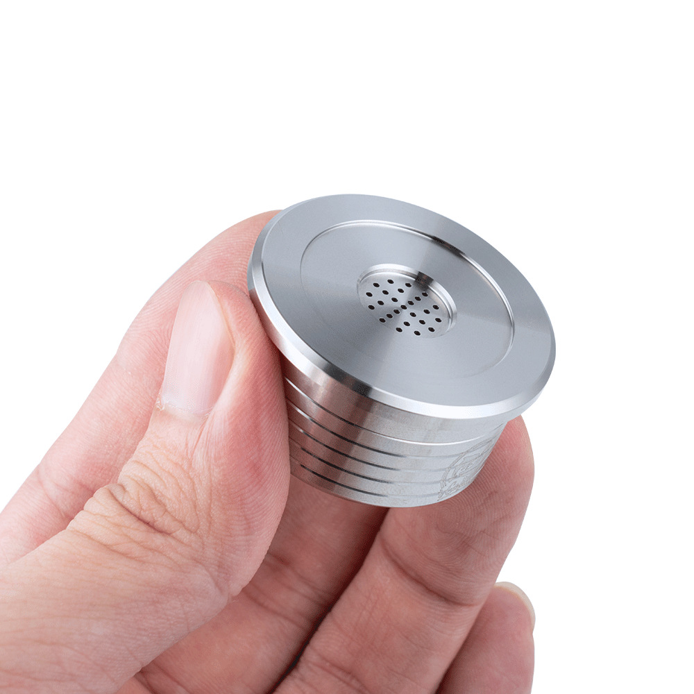 iCafilas coffee cup Delta q stainless steel coffee repeat capsule multiple use filter residue strainer