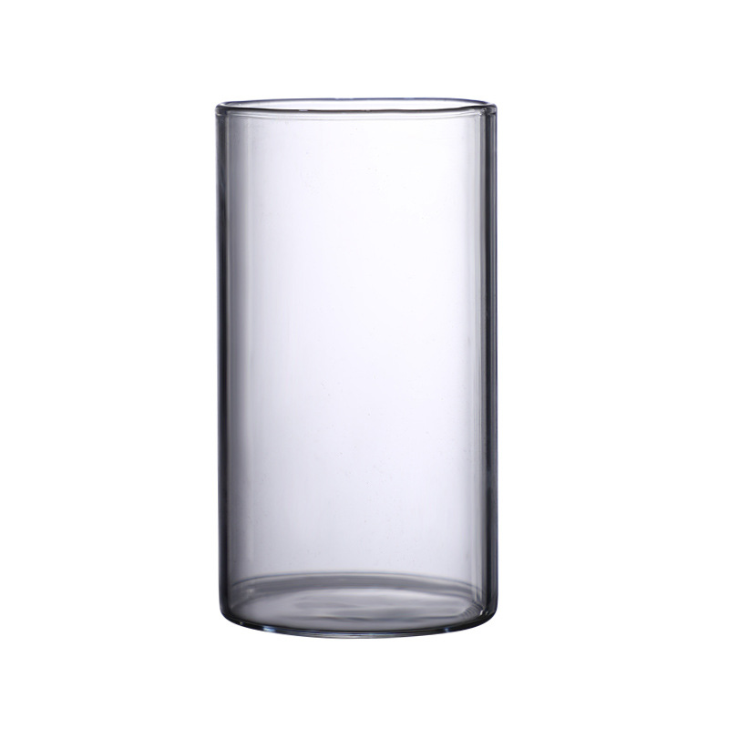 Hydroponic Plants Straight Glass Vase Creative High Borosilicate Glass Flower Pot Art Flower Vase Moss Landscape Bottle