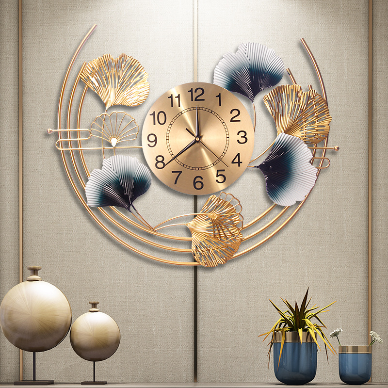Fashion Nordic clock living room modern minimalist home decorative clock wall hanging net red creative restaurant wall clock wholesale