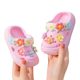 Children's Flower Hole Shoes Girls' 2024 Summer New Eva Outwear Soft Bottom Non-Slip Sandals for Baby