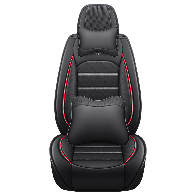 Cross-border car seat cushion all-inclusive full leather Four Seasons universal Napa leather car seat cover Amazon AliExpress