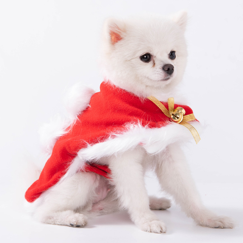 クリスマス用品 マントー ドレスアップ 猫 スカーフ 犬用帽子 小型犬 ケープ ペット クリスマス服|undefined