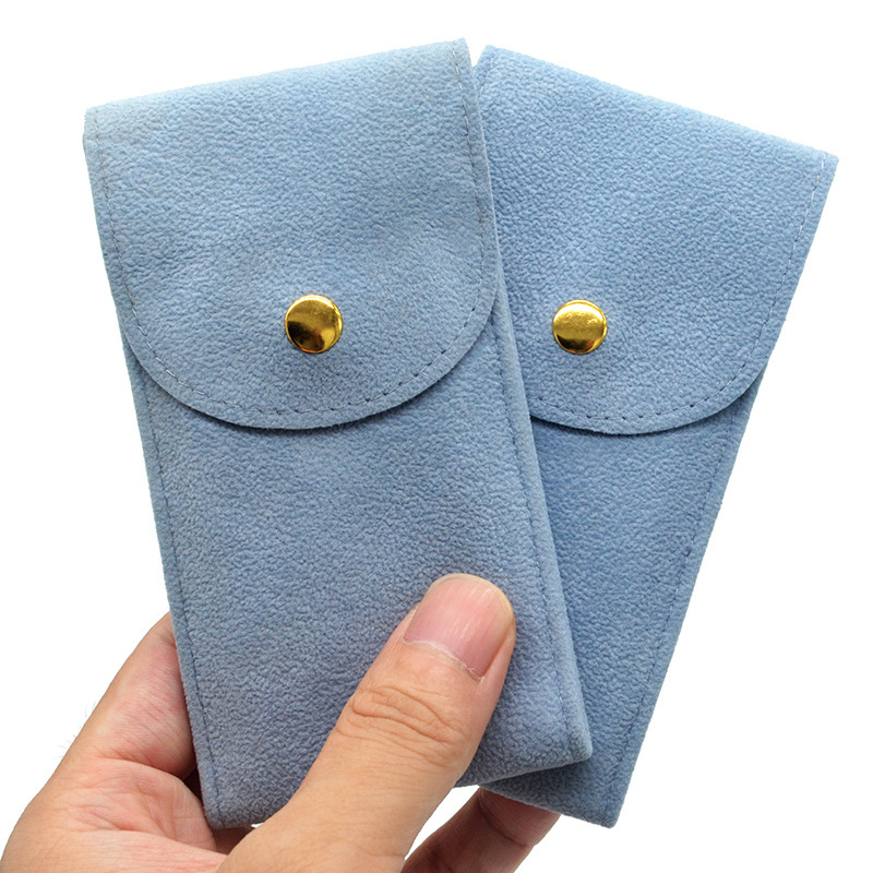Watch bag snap mechanical watch cover scratch-resistant portable ordinary bead fleece cloth watch bag wholesale in stock
